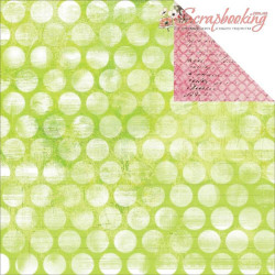 Аркуш паперу 30*30см Kaisercraft Kaleidoscope Blank Canvas двосторонній