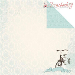 Аркуш паперу 30*30см Kaisercraft Pitter Patter Precious Gift двосторонній