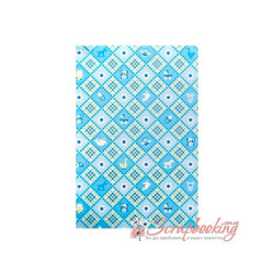 Калька A4 Ursus Дитяча БЛАКИТНЯ ІГРАШКИ КЛІТКА ВЕЛИКА, 115г/кв.м