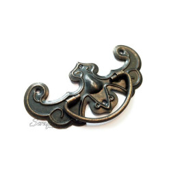 Ручка металева 2,8*4,4 см бронза