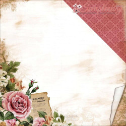 Аркуш паперу 30*30см Kaisercraft Treasured Moments Wonder двосторонній