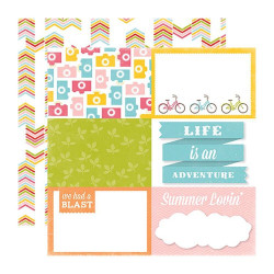 Аркуш паперу 30*30см Echo Park Fun in the Sun Neighborhood