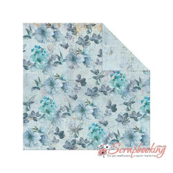 Аркуш паперу 30*30см Fabscraps Industrial Chic Steel Chic двосторонній