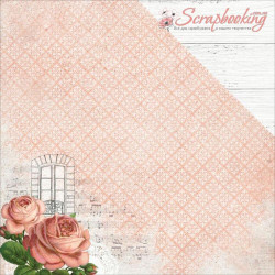 Аркуш паперу 30*30см Kaisercraft Ooh La La Belle двосторонній