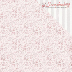 Аркуш паперу 30*30см Kaisercraft Sage & Grace Blossoms двосторонній