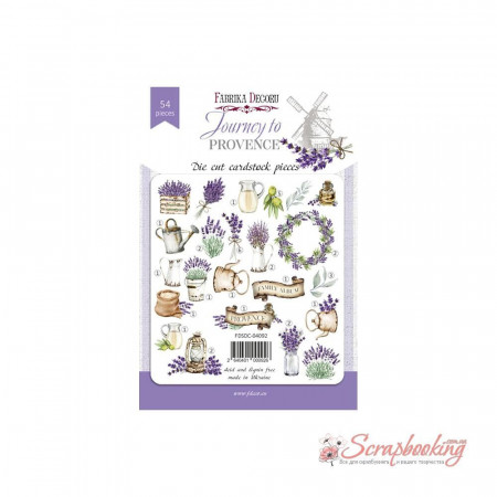 Висічки Фабрика декору Journey to Provence, 54шт 