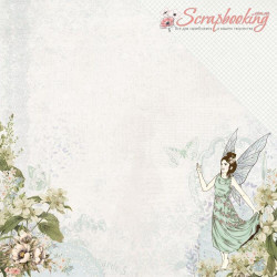 Аркуш паперу 30*30см Kaisercraft Fairy Garden Pixie Dust двосторонній