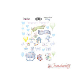 Наліпки 16*21см Фабрика декору My little mousy boy 123, 28шт