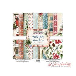 Набір паперу 30*30см Фабрика декору Winter wonders 10 аркушів