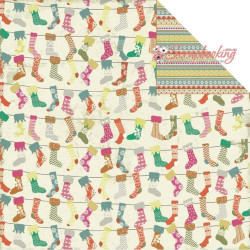 Аркуш паперу 30*30см Authentique Tradition Chimney Stockings