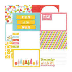 Аркуш паперу 30*30см Echo Park Fun in the Sun Fun In The Sun