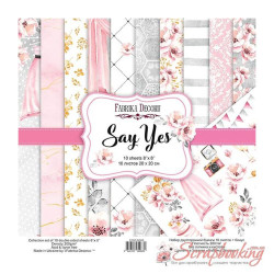 Набір паперу 20*20см Фабрика декору Say Yes, 10аркушів