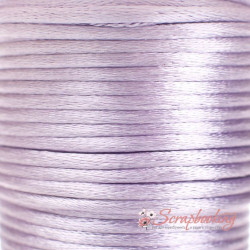 Шнур сатиновий лаванда, 3мм, 1м 