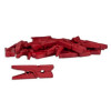 Набор прищепок декоративных Canvas Corp Mini Clothespins Red, 25шт