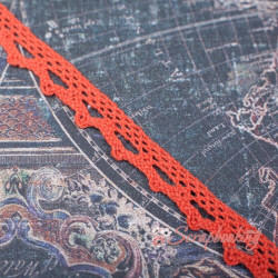 Мереживо 10мм MK20 помаранчеве 1м