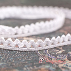 Мереживо 7мм MK43 біле 1м