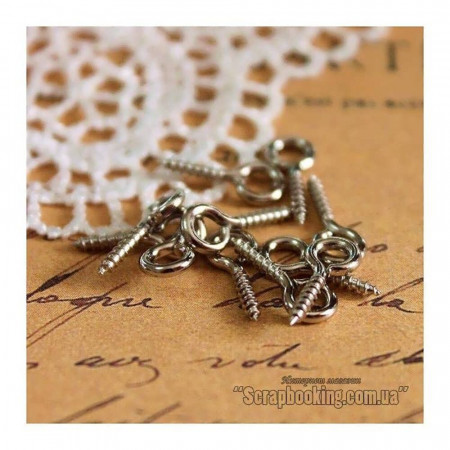 Металлический крючок 9мм*4мм, сталь