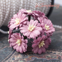 Букет гвоздичок бузкові, 10шт