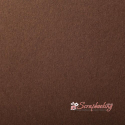 Дизайнерський картон 20*30см Матовий Темно-коричневий Сover Board Classic 270гр/м2