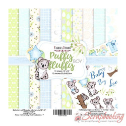 Набір паперу 30*30см Фабрика декору Puffy Fluffy Boy, 10аркушів