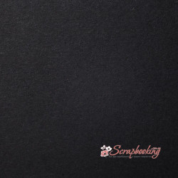 Дизайнерський картон 20*30см Матовий Чорний Сover Board Classic 270гр/м2