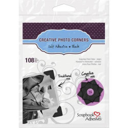 Куточки для фотографій 3L Photo Corners Black, 108шт