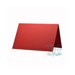 Заготовка для листівки 10*15 (червона, вертик.)
