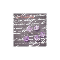 Гілочка декоративна з камінчиків фіолетова, 5 гілок.