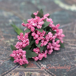 Гілочка декоративна sl273 рожева, 12 гілок