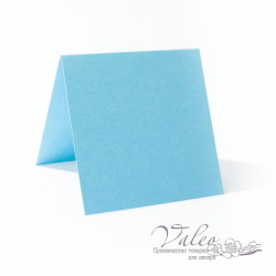 Заготовка для листівки 10*10 (блакитна)