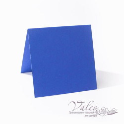 Заготовка для листівки 10*10 (ультрамарин)