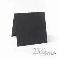 Заготовка для открытки 10*10 (черная)