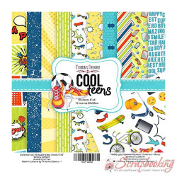 Набір паперу 20*20см Фабрика декору Cool Teens, 10аркушів