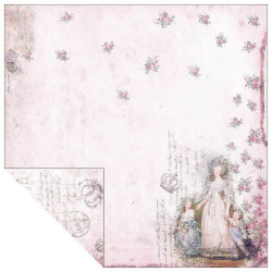 Аркуш паперу 30*30см Fabscraps Marie Antoinette Pink Lady/Children