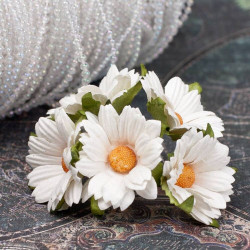 Букет хризантем білі, 5шт