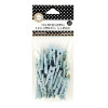 Набор прищепок декоративных Canvas Corp Mini Clothespins Light Blue, 25шт