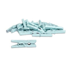 Набір декоративних прищіпок Canvas Corp Mini Clothespins Light Blue, 25шт