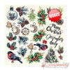 Набір паперу 20*20см Фабрика декору The spirit of Christmas, 10аркушів