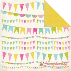 Аркуш паперу 30*30см Kaisercraft Confetti Witty двосторонній