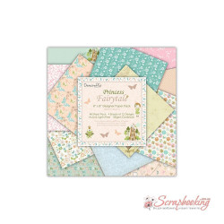 Набір паперу 20*20см Dovecraft Princess Fairytale односторонній, 12аркушів
