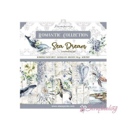 Набір паперу 20*20см Stamperia Romantic Sea Dream 10аркушів