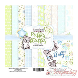 Набір паперу 20*20см Фабрика декору Puffy Fluffy Boy, 10аркушів