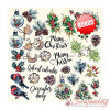 Набір паперу 30*30см Фабрика декору The spirit of Christmas, 10аркушів