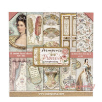 Набір паперу 20*20см Stamperia Princess 10аркушів