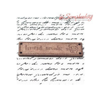 Бирка деревянная Hand made 64*17мм (5005)