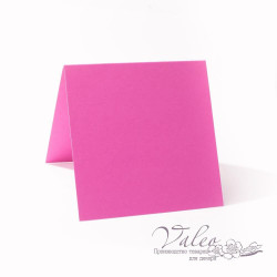 Заготовка для листівки 14*14 (малінова)