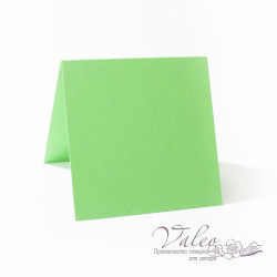 Заготовка для листівки 14*14 (салатова)