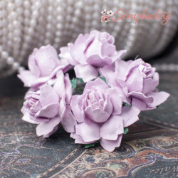 Букет троянд Cottage Roses 25мм лаванда, 5шт