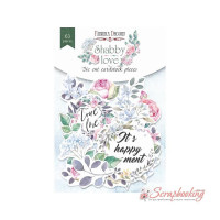 Высечки Фабрика декора Shabby love, 63шт