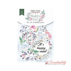 Висічки Фабрика декору Shabby love, 63шт 